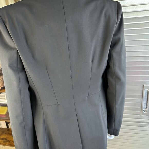 Piazza Sempione Italy Women’s Wool Black Jacket Small 42 - Picture 6 of 11